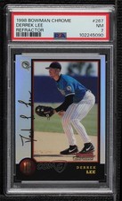 1998 Bowman Chrome Refractor Derrek Lee #267 PSA 7 0e2x
