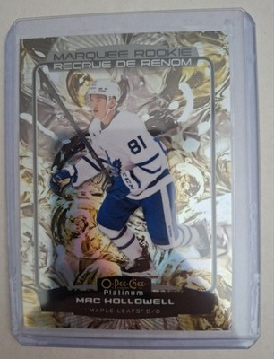 Mac Hollowell #273 Toronto Maple Leafs O-Pee-Chee Plat. 2023 Liquid Metal /349