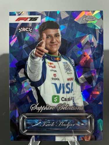 2025 Topps Chrome F1 Isack Hadjar RC Rookie Sapphire Selections #SS-6