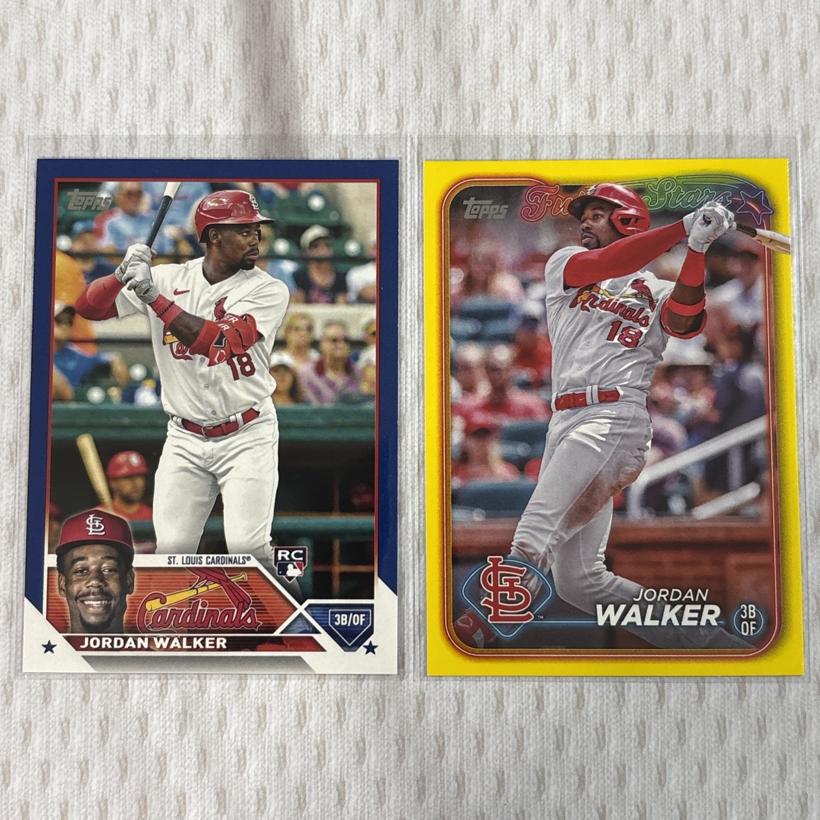 2023 Topps Jordan Walker Royal Blue Parallel #344 RC Rookie St. Louis Cardinals