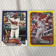 2023 Topps Jordan Walker Royal Blue Parallel #344 RC Rookie St. Louis Cardinals