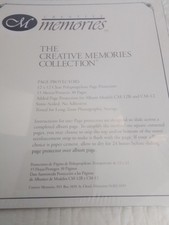 CREATIVE MEMORIES 12X12 CLEAR PAGE PROTECTORS. NEW 