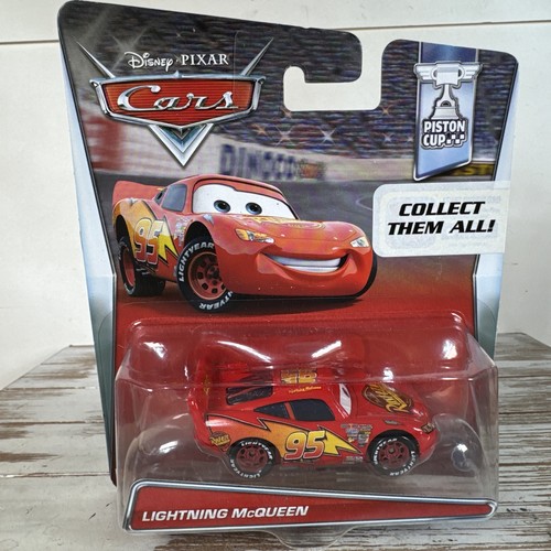 Disney Pixar Cars Lightning McQueen Piston Cup NEW SEALED Mattel Car 1/ ...