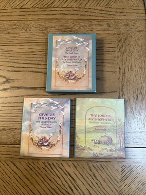 TASHA TUDOR Mini 2 Book Set: Give Us This Day & The Lord is my Shepherd