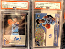 2019 Panini Donruss Optic & Clearly Donruss Ja Morant Auto RC PSA Lot of 2 Nines