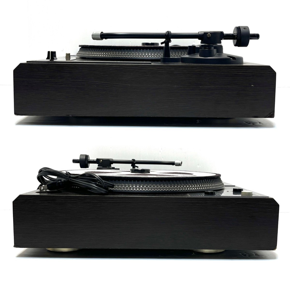 Vestax PDT-4000 Direct Drive Turntable Quartz Control Wood Cabinet