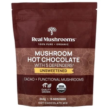 Mushroom Hot Chocolate with 5 Defenders®, Unsweetened, 240 g