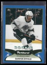2022-23 Upper Deck Fall Expo Parkhurst Blue Border Quinton Byfield Los Angeles