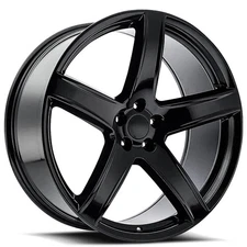 20x11" Dodge Hellcat HC2 Wheels FR 77 Gloss Black OEM Replica Rims (S04)