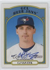 2021 Topps Heritage Minor League Edition Real One CJ Van Eyk #ROA-CV Auto v1i