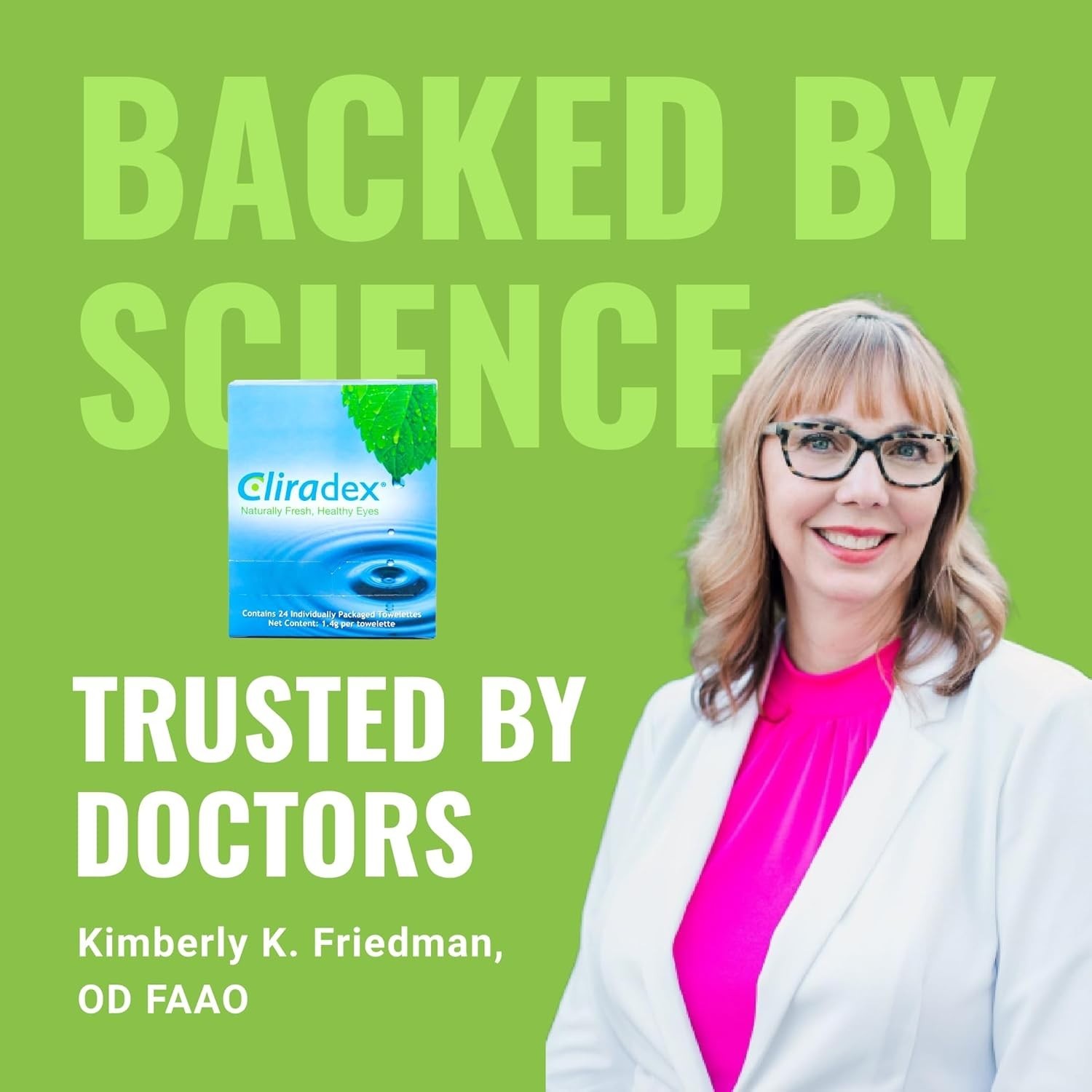 Gentle Eyelash & Eyelid Cleanser Towelettes –  Tea Tree Oil Formula