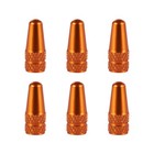 VORCOOL 6 Pcs Aluminum Alloy French Caps for MTB Road Bike Mountain Bike Tyre