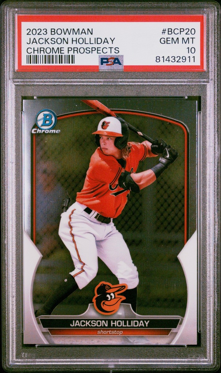 Topps - 150枚限定 Bowman Jackson Holliday PSA 10 🔥 JACKSON HOLLIDAY 2022 Bowman Draft Chrome 1st AUTO #CDAJH