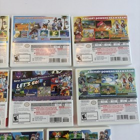 Pokemon Nintendo 3DS GAME LOT Of 8 Complete Box Sun Moon Ultra X Y AUTHENTIC