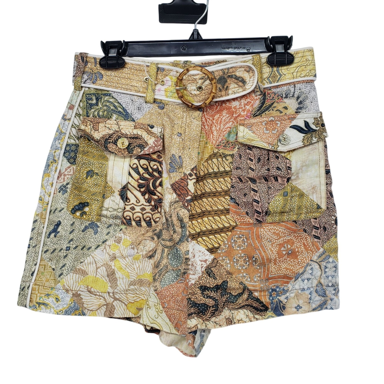 Zimmermann Brightside Piped Batik Patch High Wais… - image 1