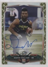 2014 Topps Chrome STS Camo Refractor Rookie 57/99 Damien Williams #220 Auto n0c