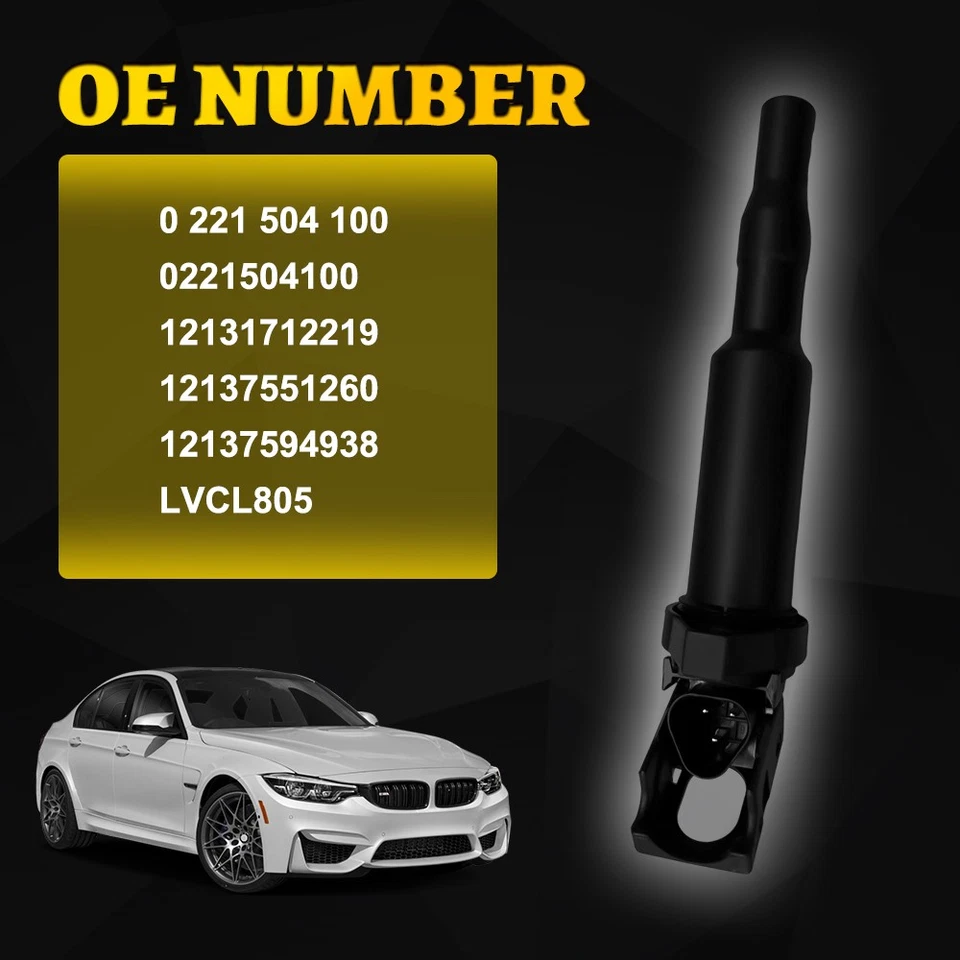 6x Ignition Pencil Coil Packs Set For BMW E39 E46 E60 F10 F22 F30 - 12131712219 - Image 2 of 4