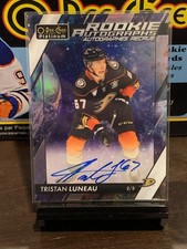 2023-24 O-Pee-Chee Platinum R-TL Tristan Luneau Rookie Autograpghs Cosmic 9/65