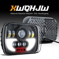 H6054 Clear Sealed Beam H4 Conversion 7x6 Headlight Housing Light 7x6 New H6054 Clear Sealed Beam H4 Conversion 7x6 Headlight Housing Light 7x6 New