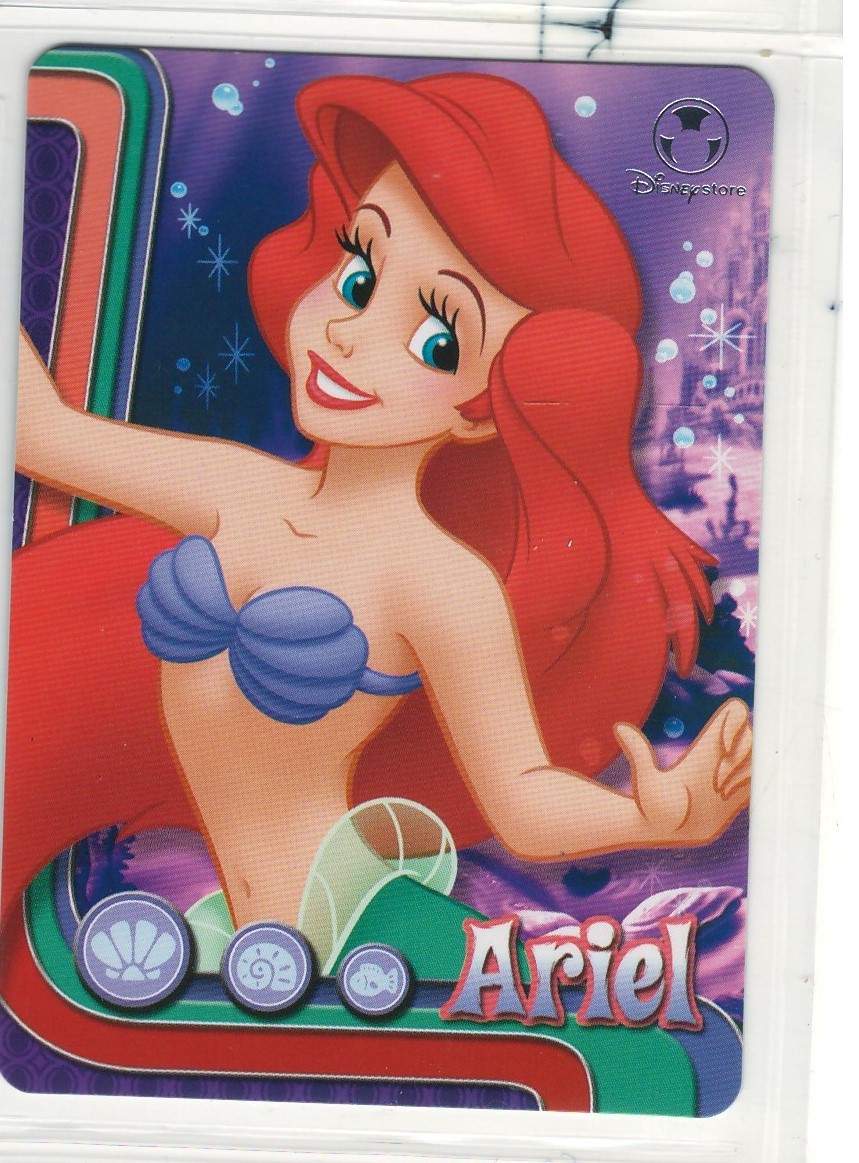 DISNEY STORE 2006 TRADING CARDS ARIEL