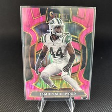 2025 Panini Select - Concourse Jamien Sherwood #77 Pink Shock Prizm