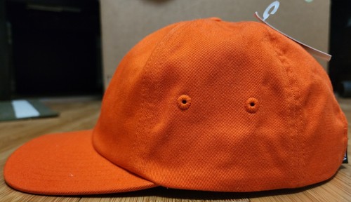 Vans Off The Wall Hat Orange Buckle Men Cap Baseball Adjustable Skateboard Retro - Picture 2 of 9
