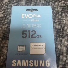 Samsung EVO Plus 512GB SD Card New Sealed
