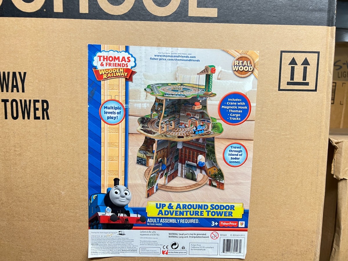 Fisher Thomas Friends Wooden Railway up Around Sodor Adventure