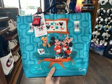 2026 EPCOT Festival of The Arts Scooter X Harveys Mickey Minnie Tote Bag Purse