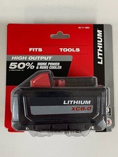 PACK 8.0 AH Extended Capacity For Milwaukee M18 18V Lithium Battery 48-11-1860
