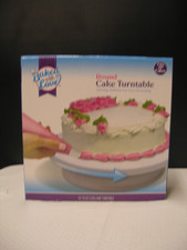 RUNDER KUCHENDREHTELLER, BRANDNEU IN BOX, PASST 10" KUCHEN