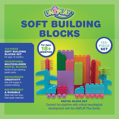 Plus Soft Building Blocks — Creativity Toy, Educational Play, Cognitive Devel... - Picture 2 of 9