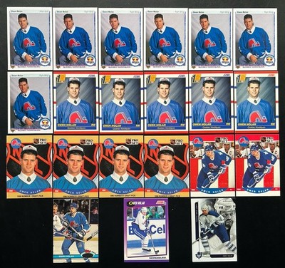 Owen Nolan (18 Card Rookie RC Lot +3 Extras Quebec Nordiques EX-NrMt