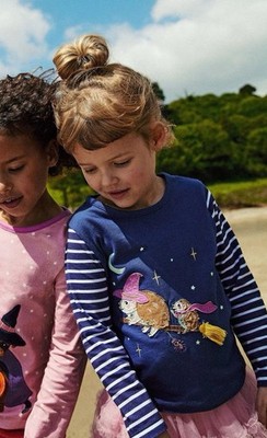 Mini Boden Halloween Twirly Shirt Starboard Blue Nutcracker Boy/ Girl 5Y- 6Y NEW