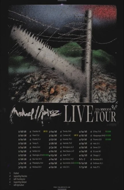 ModelActriz New Tour 2026 Poster