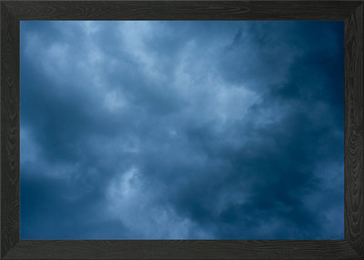 Dunkle Wolken Hintergrund gerahmt Wandbild Poster Leinwanddruck Bild