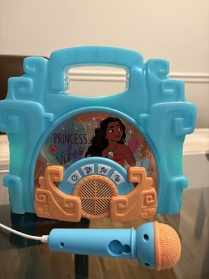 Disney Princess Moana Sing-Along Boombox Karaoke Machine w/ Microphone Kids Toy