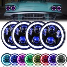 4pcs 5 34 5.75 Inch Led Rgb Headlights Drl For Oldsmobile 442 98 F85 Cutlass