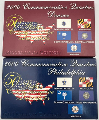 2000-P&D Commemorative Statehood Quarters Millenium Edition