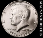 1976-D Silver Kennedy Half Dollar - Choice Gem Brilliant Unc  Lustrous  #L3754