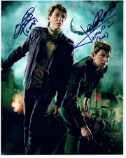 OLIVER & JAMES PHELPS signed 8x10 HARRY POTTER GEORGE & FRED photo