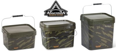 Anaconda Freelancer Bucket Square 5-10-17 Liter / Angler-Eimer
