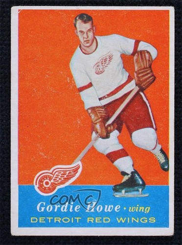 Gordie Howe #42 1957 Topps card