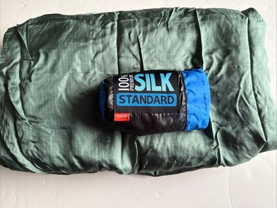 Sea To Summit Standard Ripstop Sleeping Bag Liner Green Open Packaging 100% Silk