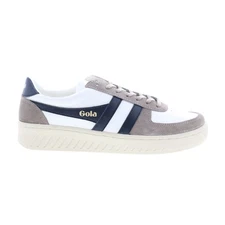 Gola Grandslam Quadrant CMB207 Mens White Leather Lifestyle Sneakers Shoes