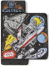 Kids Nap Mat with Embedded Pillow Blanket Soft 46"x20" Microfiber Sleepin...