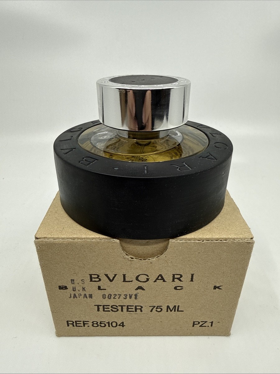 BVLGARI ブラック　75ml Bvlgari Black EDT 2.5oz-75mL Spray Twisted Cap Old Vintage Formula