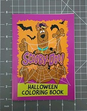 SCOOBY-DOO HALLOWEEN 7" Coloring Book Shaggy Fred Daphne Velma Mystery Machine