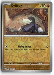 Drilbur 111/197 Obsidian Flames Reverse Holo Common