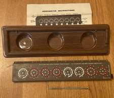 Raro ADDOMETER modello C ADDOMETER macchina aggiunta portatile istruzioni, stilo, piattaforma usato in ottime condizioni